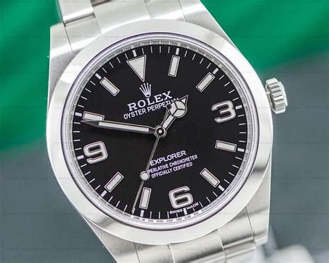 rolex explorer 39 mm acciaio prezzo cinturino pelle|Rolex Explorer I 214270 Stainless Steel Full Set Year 2018 39mm .